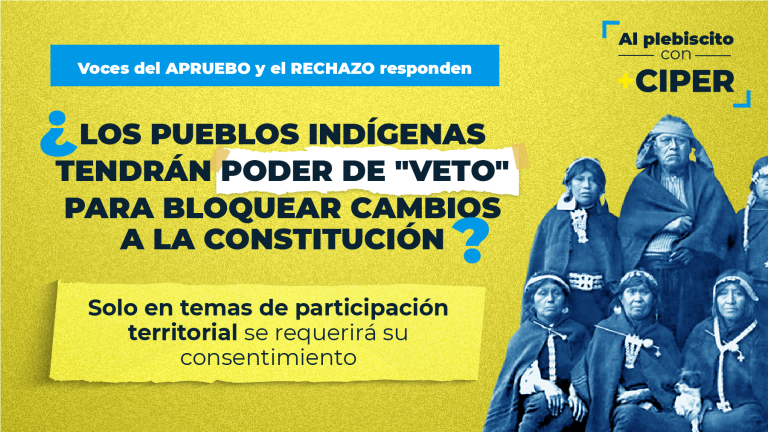 Los pueblos originarios tendrán poder de veto para bloquear los