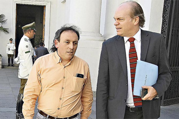 Ivan Fuentes con el senador Patricio Walker