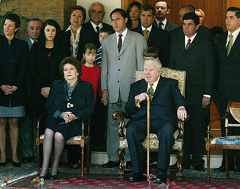 Augusto Pinochet, Lucia Hiriart y familiares
