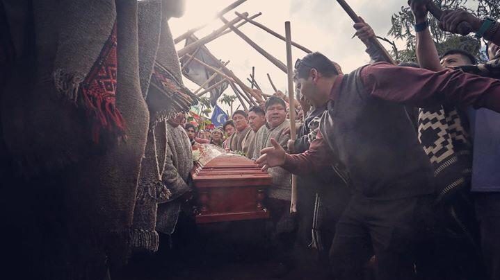 Funeral de Camilo Catrillanca (Foto: Luis Hidalgo).