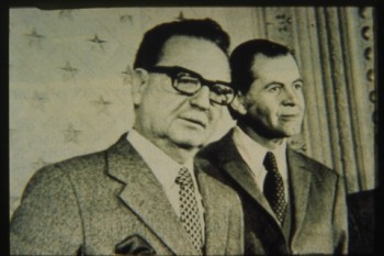 Salvador Allende y Patricio Aylwin