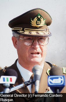 General (r) Fernando Cordero Rusque