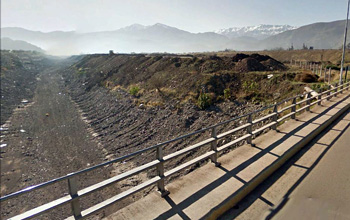 Vista nororiente Pte. San Luis (Fuente: Google Earth)