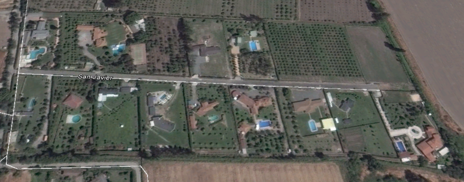 Vista del condominio en Google Earth