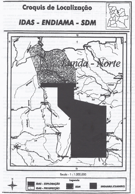 Mapa Lunda Norte Ciper Chile 6574