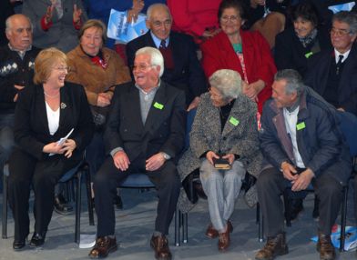 Bachelet entre adultos mayores