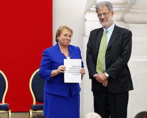 Presidenta Bachelet, recibe informe del Consejo Asesor Presidencial contra los Conflictos de Interés, Tráfico de Influencias y la Corrupción.