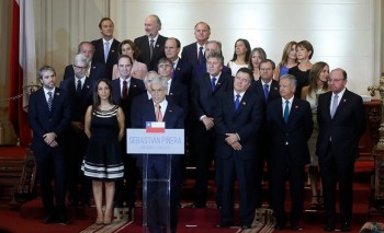 Gabinete del presidente electo Sebastián Piñera. 