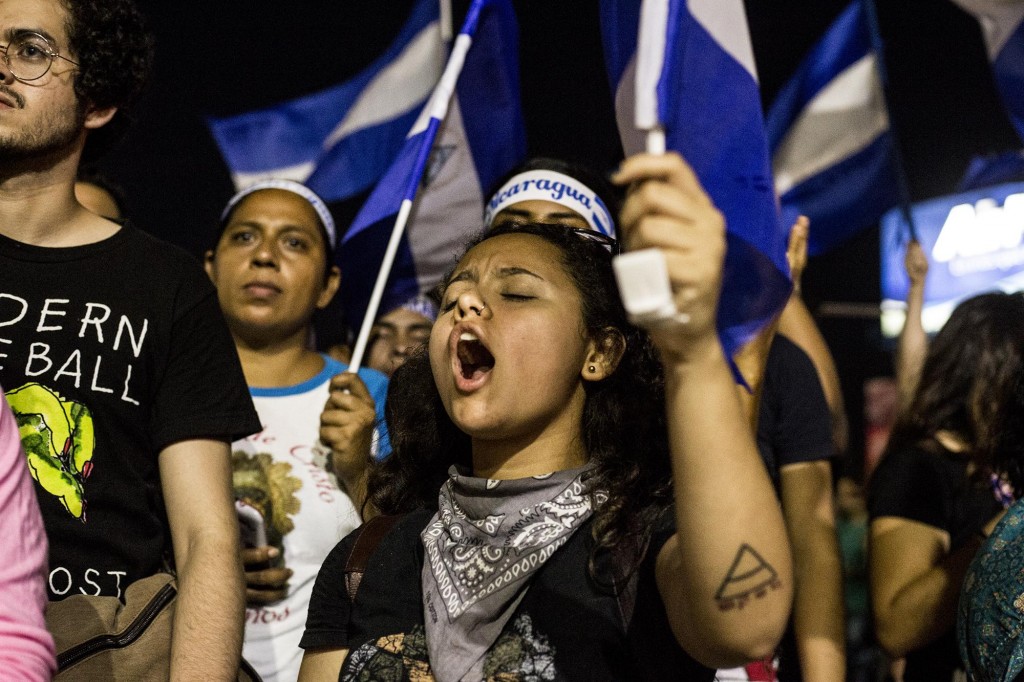 Protestas en Nicaragua (Fuente: elfaro.net)