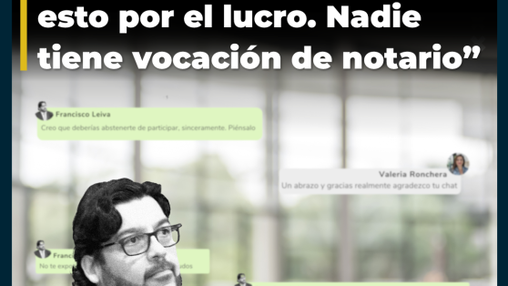 Los chats del notario Leiva para frenar el uso de firma electrónica: «Estamos en esto por el lucro. Nadie tiene vocación de notario»